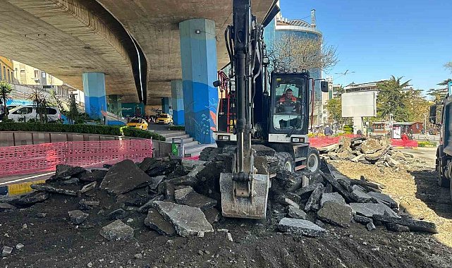 Trabzon'da Atatürk Alanındaki viyadüklerin altı dinlenme alanı olacak