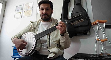 Trafik kazası sonrası engelli kalan genç öğretmenin azmi