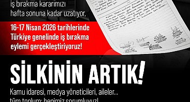 Türk Eğitim-Sen Başkanı Geylan: "Türk Eğitim-Sen olarak aldığımız iş bırakma kararını hafta sonuna kadar uzatıyoruz"