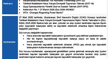 Uçuşlarda 'powerbank' kullanımına yeni düzenleme