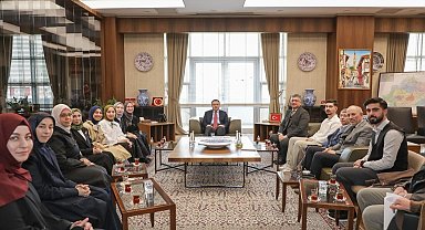 Vali Musa Işın, üniversiteli gençleri ağırladı