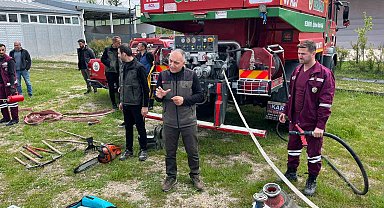 Vezirköprü MYO'da Yangın Gönüllüsü Eğitimi