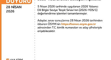 YDS sonuçları açıklandı