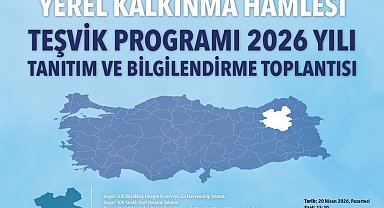 Yerel kalkınma hamlesi teşvik programı Erzurum'da tanıtılacak