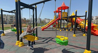 Yeşilyurt Mahallesi'ndeki yeni park tamamlandı