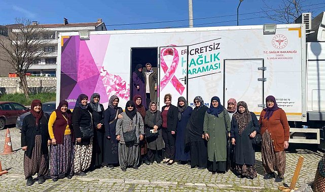 Yığılca'da kanser taraması vatandaşın ayağına geldi