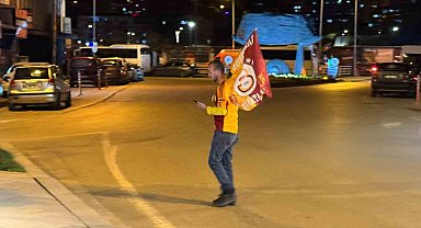 Zonguldak'ta taraftarlar Galatasaray'ın galibiyetini kutladı