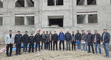 Ağrı'da yeni emniyet binasında çalışmalar hızlandırılıyor