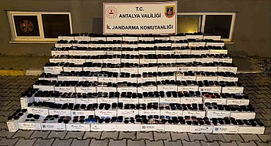 Antalya'da 10 milyon TL'lik gümrük kaçağı ürün ele geçirildi