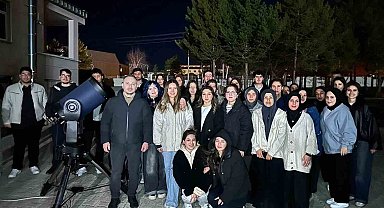 Astronomi Kulübü üç gün süren gökyüzü gözlemi düzenledi