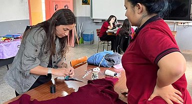 Atça'da atıklar sanata dönüştü
