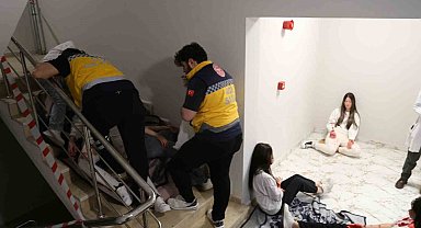 Avrasya Üniversitesi'nde ilk ve acil yardım tatbikatı gerçekleştirildi
