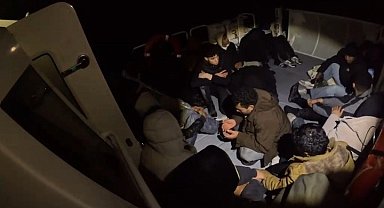 Aydın'da 20 düzensiz göçmen kurtarıldı