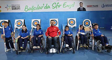 Bağcılar'da Engelli Çocuk Okçuluk Takımı kuruldu