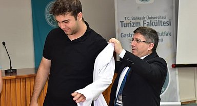 Balıkesir'de geleceğin şefleri ceketlerini giydi