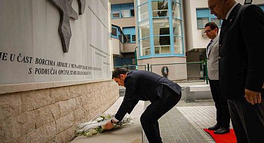 Başkan Aydın'dan Saraybosna'da anlamlı temas