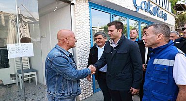 Başkan Mandalinci'den saha gezilerine yoğun mesai