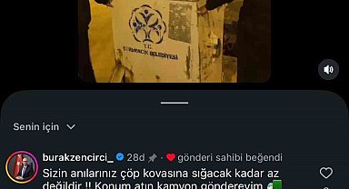 Başkan Zencirci'den konteyner mizahı: "Konum atın, kamyon göndereyim"