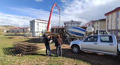 Bayburt'ta hazır beton tesisleri denetlendi