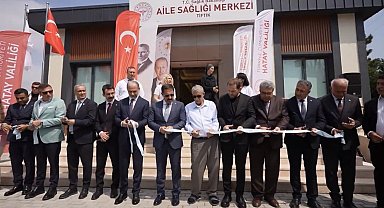 Belen'de aile sağlığı merkezi ve 112 acil istasyonu hizmete açıldı