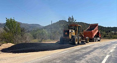 Bilecik'te tehlikeli yol genişletildi