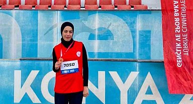 Bilecikli atletizm sporcusu Türkiye 3'üncüsü oldu