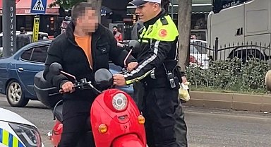 Bindiği motosikletin iki katı ceza yedi