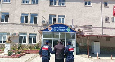 Buharkent'te 11 yıl hapis cezası ile aranan hükümlü yakalandı