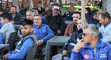 Çameli Belediyesi personeli 1 Mayıs'ta bir araya geldi