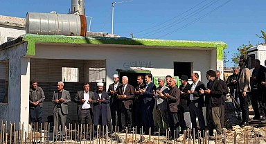 Çermik Belediye Başkanı Karamehmetoğlu cami temelini attı