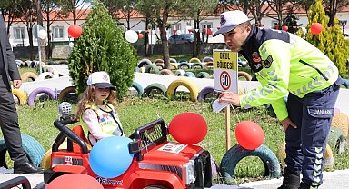 Çine'de miniklere trafik bilinci aşılandı