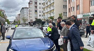 Çorum'da Trafik Haftası'nda öğrencilerle farkındalık oluşturuldu