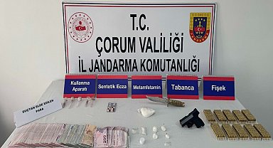 Çorum'da uyuşturucu operasyonu