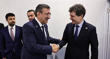 Cumhurbaşkanı Yardımcısı Yılmaz, Romanya Cumhurbaşkanı Dan'la görüştü