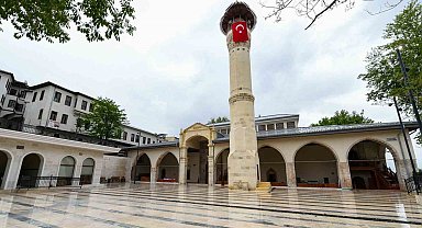 Depremde hasar gören 583 yıllık tarihi Ulu Cami'nin resmi açılışı gerçekleştirildi