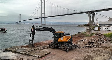 Diliskelesi sahili ikinci etap projesinde ilk kazma vuruldu
