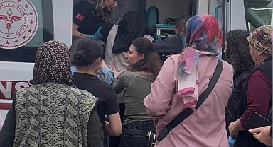 Dumanları gören yaşlı kadın fenalaştı