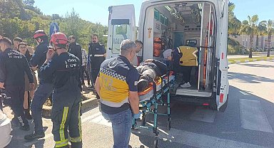 Dur levhasına ihlali kazayla sonuçlandı: 1 yaralı
