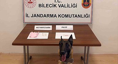 Durdurulan araçta uyuşturucu çıktı