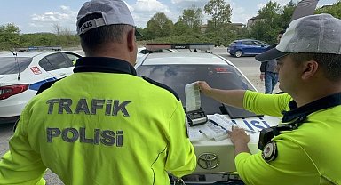 Düzce'de 168 araç trafikten men edildi