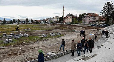 Düzce'de şehrin kalbinde 3 park birbirine bağlanıyor