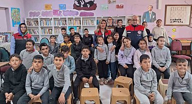 Eğirdir'de öğrencilere su tasarrufu ve gıda güvenliği eğitimi verildi