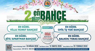 En Güzel Bahçe Yarışması'na başvurular başladı