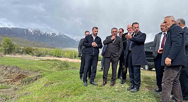 Erzincan'da Karakaya köyünde su kaynakları incelendi