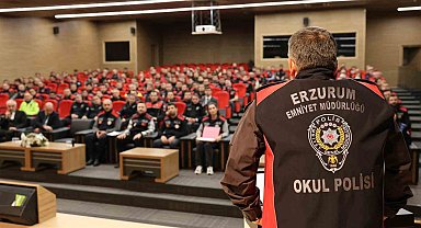 Erzurum Emniyeti'nde "Okul Polisi" zirvesi