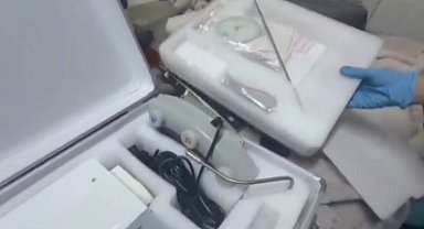 Gaziantep'te ruhsatsız diş muayenehanesine operasyon: 1 şahıs tutuklandı