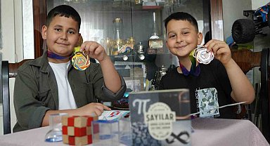 Gaziantepli kardeşler matematik olimpiyatlarına damga vurdu