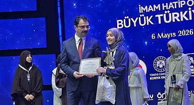 Genç Nida Kur'an-ı Kerim'i Güzel Okuma Türkiye Finalleri Yarışmasında Türkiye 1.'si oldu