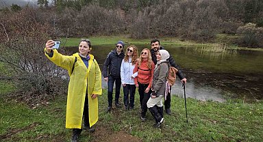 Gümüşhaneli doğaseverler baharı Şiran'da karşıladı