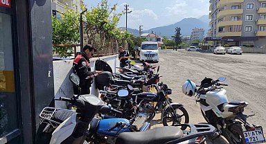 Hatay'da motosiklet tamircileri ile yedek parça satıcıları denetlendi